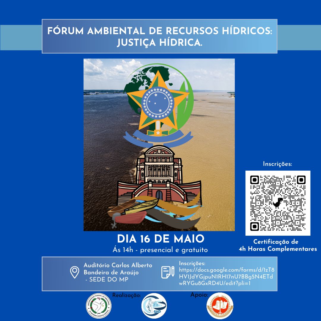 Fórum Ambiental de Recursos Hídricos: Justiça Hídrica está com inscrições abertas
