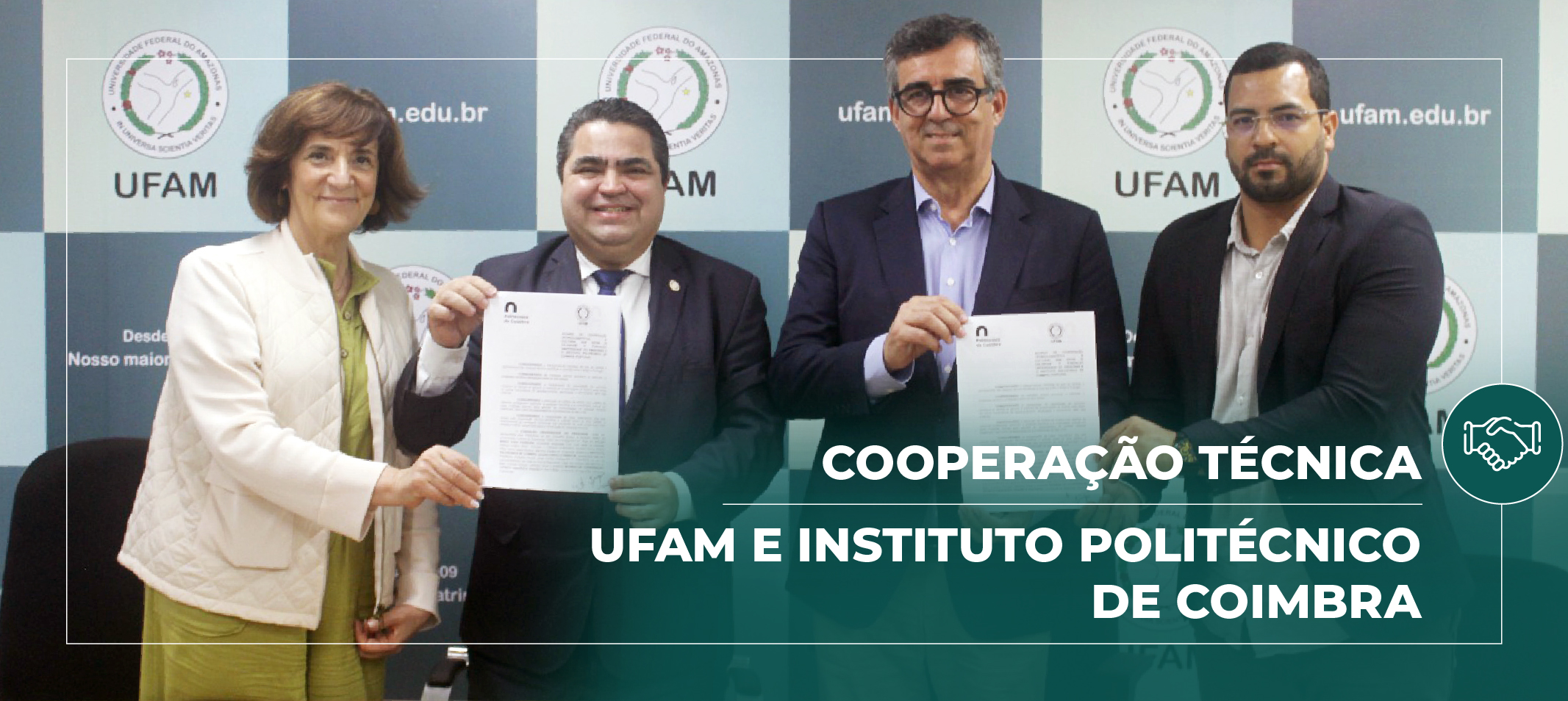 Reitor da Ufam e presidente do Instituto Politécnico de Coimbra assinam cooperação e planejam evento internacional em 2025 