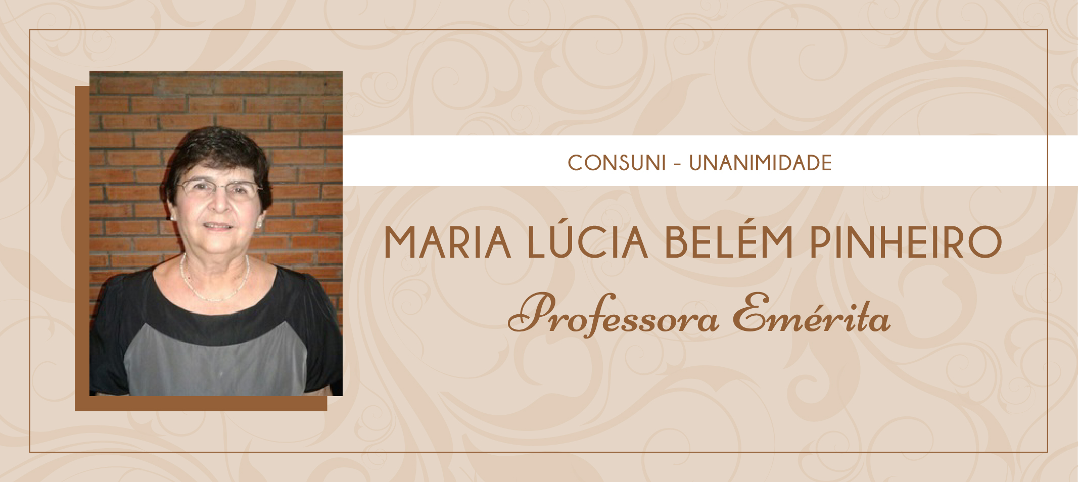Consuni elege Lúcia Belém como Professora Emérita da Ufam