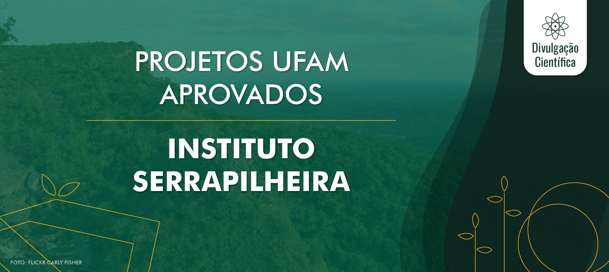Inédito - Ufam tem dois projetos aprovados na sétima chamada pública de apoio à ciência do Instituto Serrapilheira