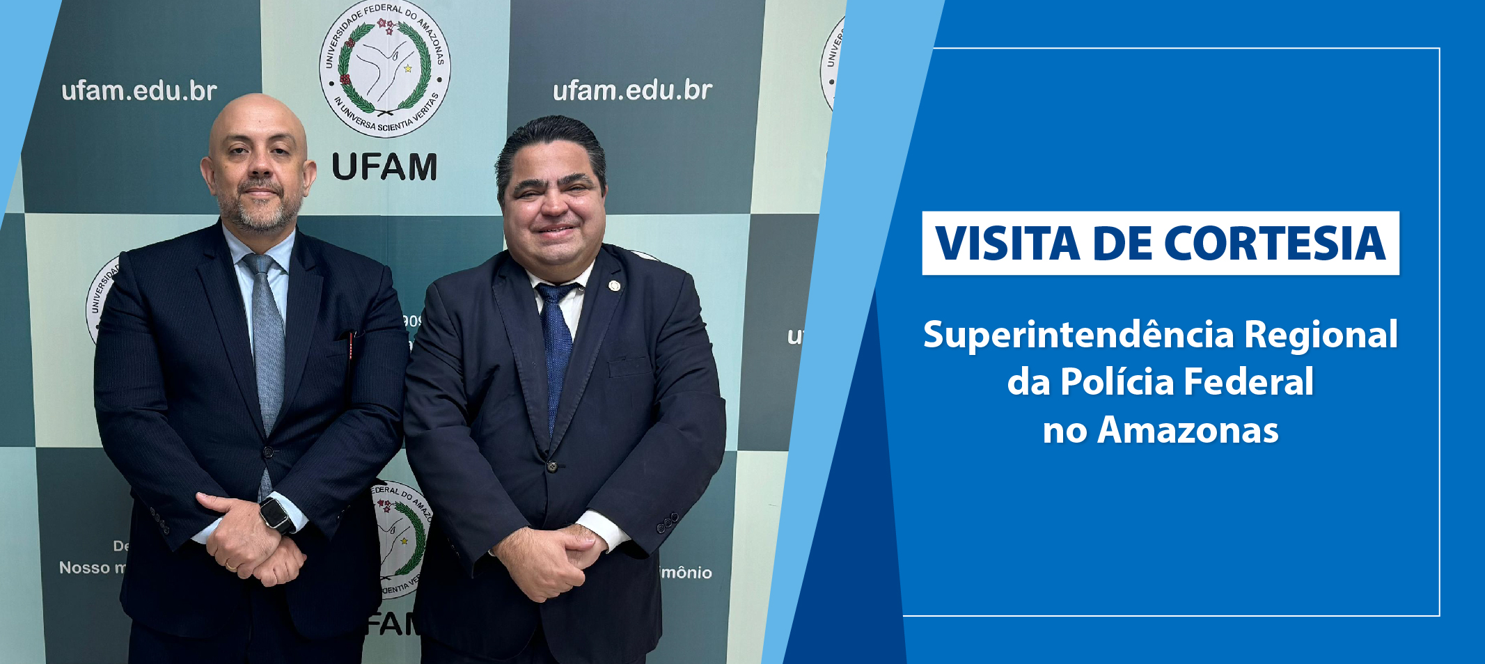 Novo superintendente da Polícia Federal no Amazonas visita Ufam e alinha parcerias