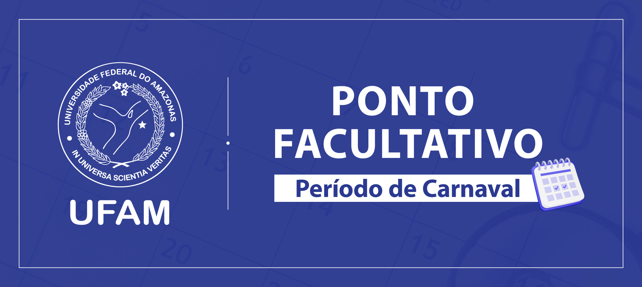 Ponto facultativo no período do Carnaval de 2025