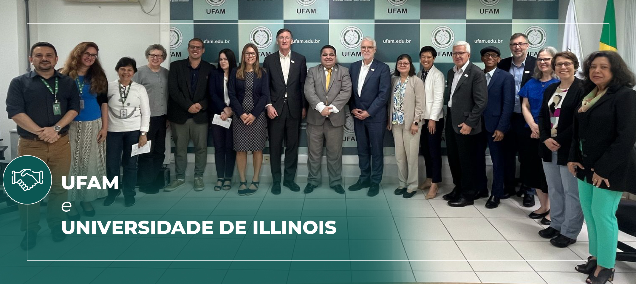 Comitiva da Universidade de Illinois visita Ufam para prospectar parcerias em temas como clima, sustentabilidade, saúde e democracia