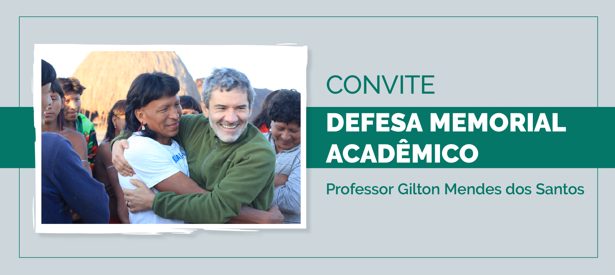Professor Gilton Mendes dos Santos defende Memorial Acadêmico dia 23 de maio