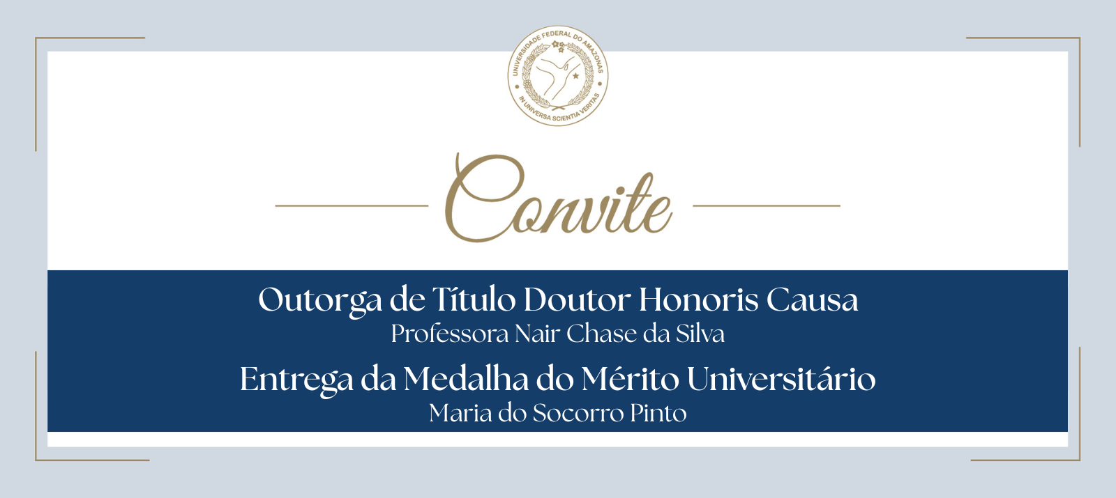 Consuni concede título Honoris Causa à professora Nair Chase e entrega da medalha Mérito Universitário à Tae Maria do Socorro Pinto