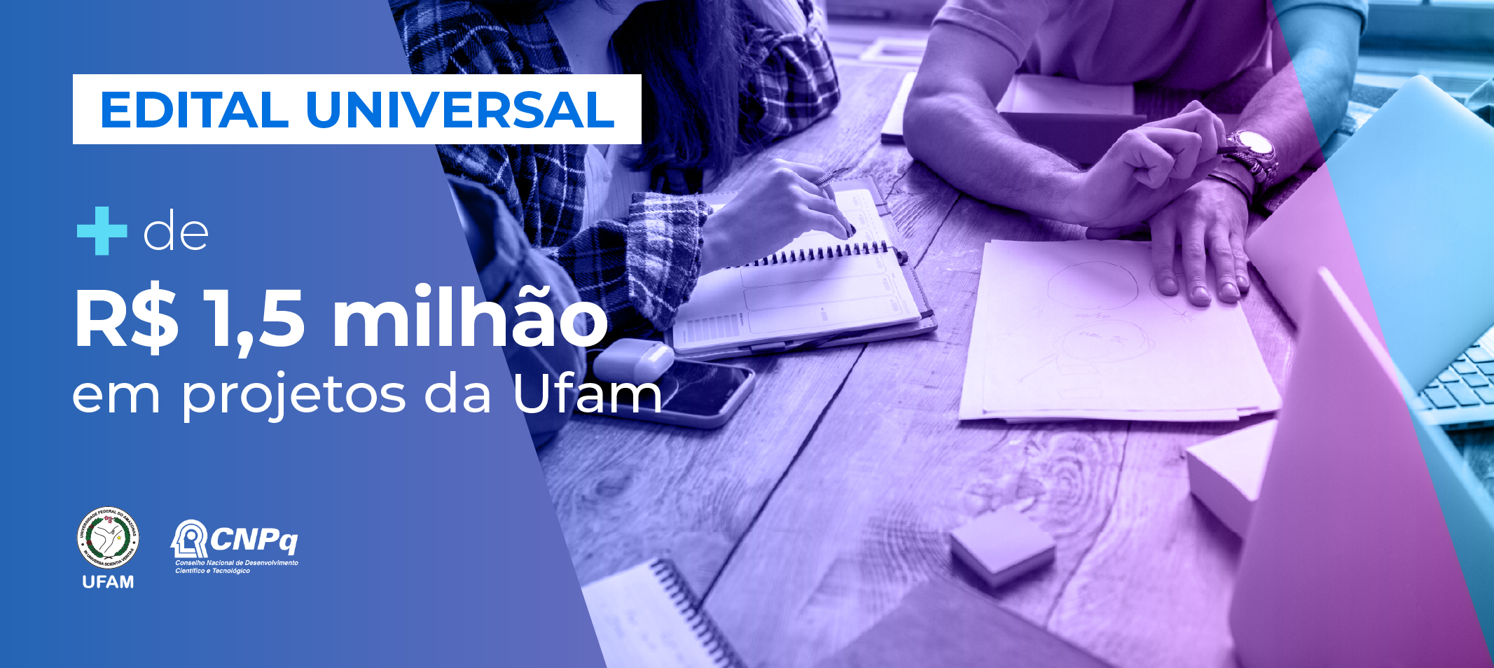 Mais de R$ 1,5 milhão - Ufam tem nove projetos aprovados no edital Universal do Conselho Nacional de Desenvolvimento Científico e Tecnológico - CNPq
