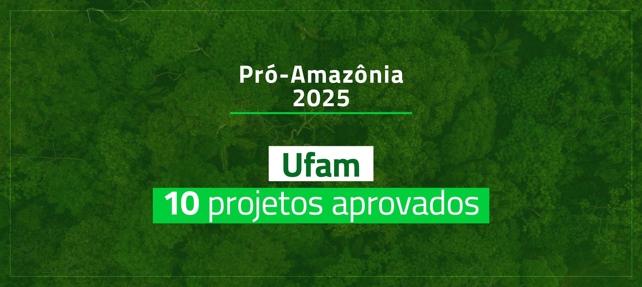 Ufam tem o maior número de projetos aprovados na chamada, que destina R$33,5 milhões para fortalecer pesquisa na Amazônia Legal