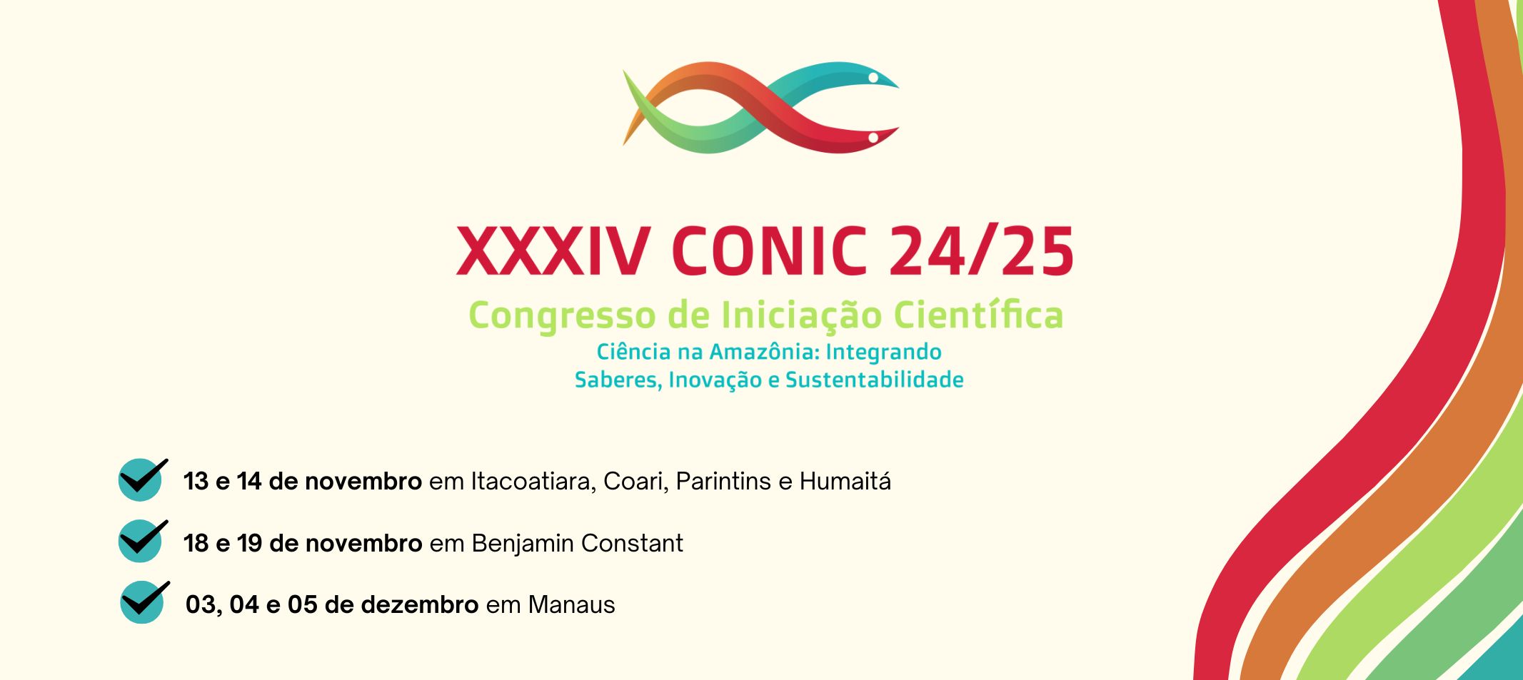 Ufam convida comunidade acadêmica para a 34ª edição do Conic 