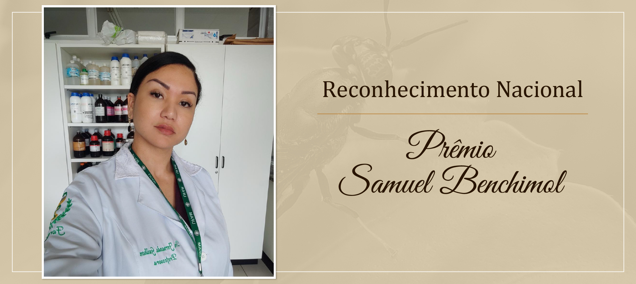 Docente da Ufam ganha Prêmio Samuel Benchimol na categoria Iniciativa de Desenvolvimento Local (IDL)