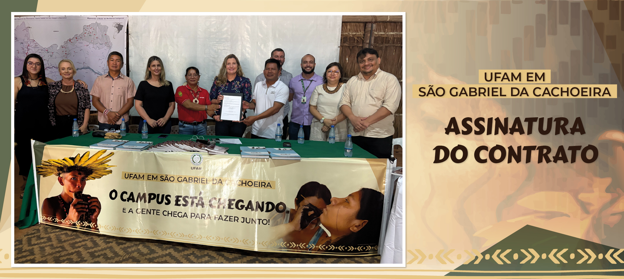 Ufam oficializa a construção do novo campus em São Gabriel da Cachoeira (AM) durante o Circuito Amazônico de Extensão:Conexões entre Ciência, Cultura e Sustentabilidade