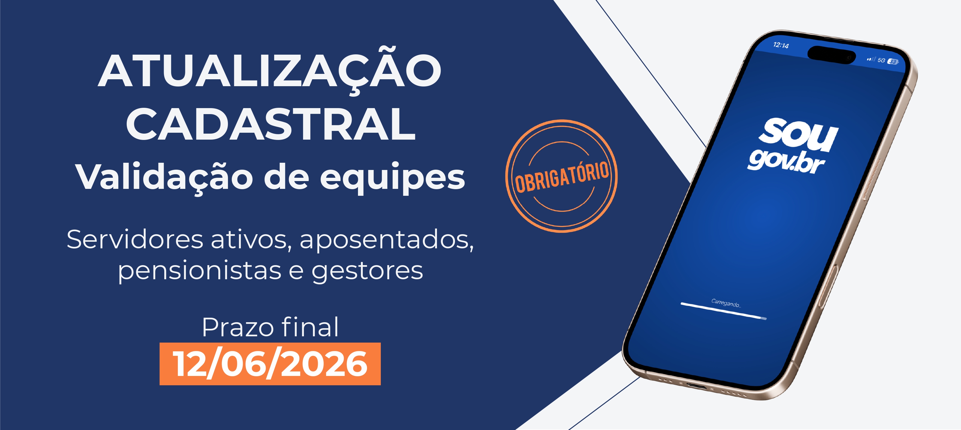 Atualização cadastral e validação de equipes são procedimentos obrigatórios