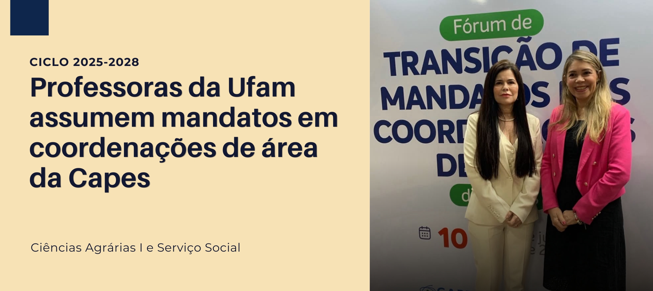Professoras da Ufam tomam posse como coordenadoras de áreas de avaliação da Capes