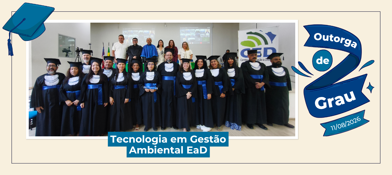 FES e Centro de Educação a Distância formam 172 tecnólogos em gestão ambiental de 10 polos