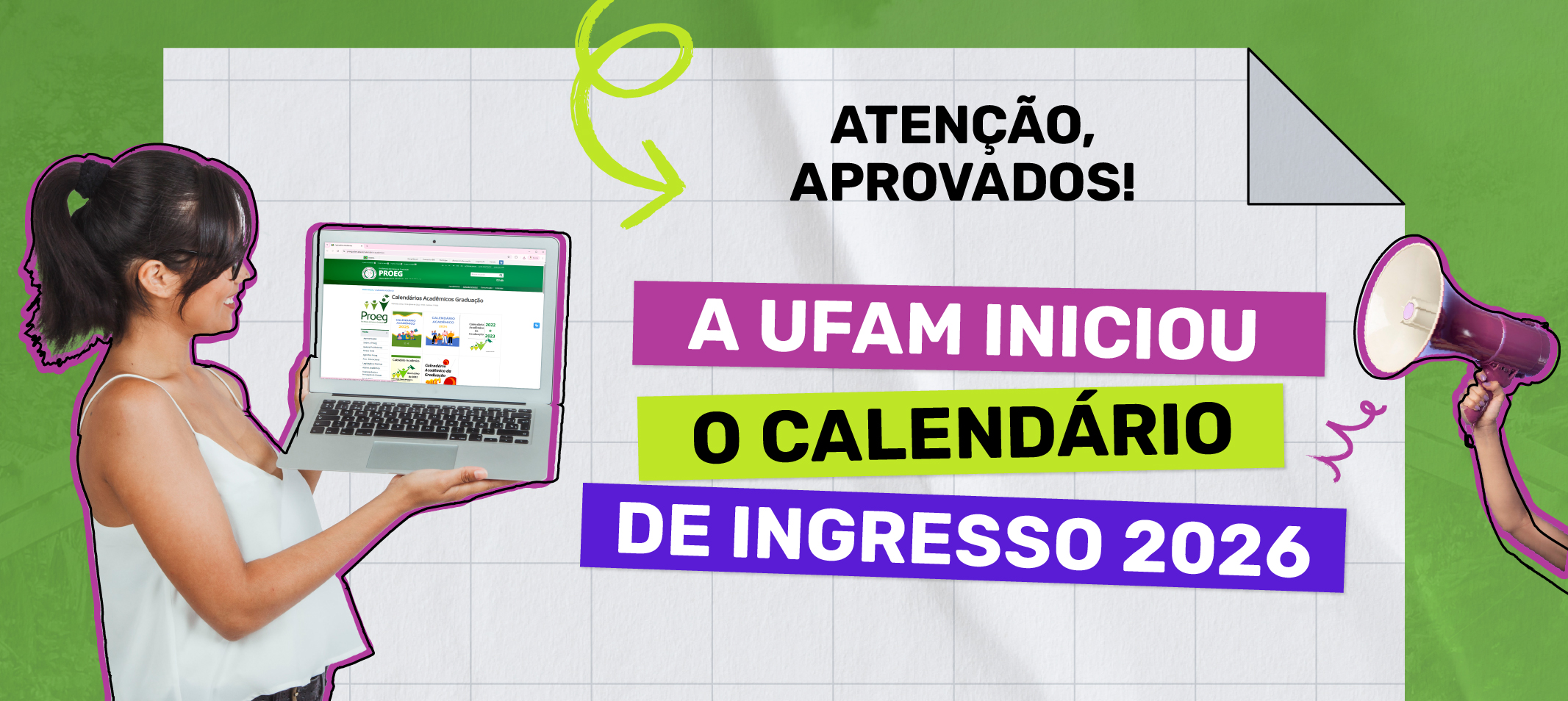 Ufam inicia calendário de ingresso para 2026 e orienta candidatos sobre prazos e formas de acesso nos diferentes processos seletivos