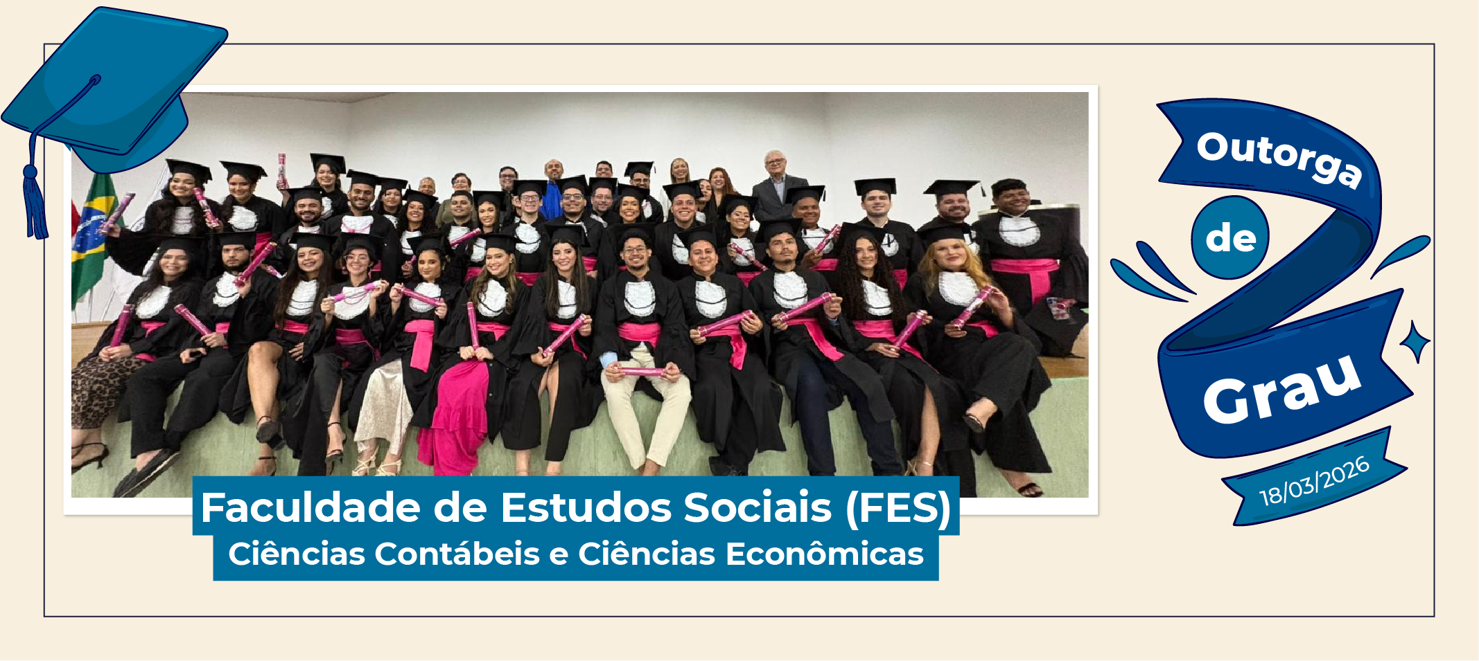 Ufam realiza outorga de grau de 50 formandos de Ciências Contábeis e Econômicas